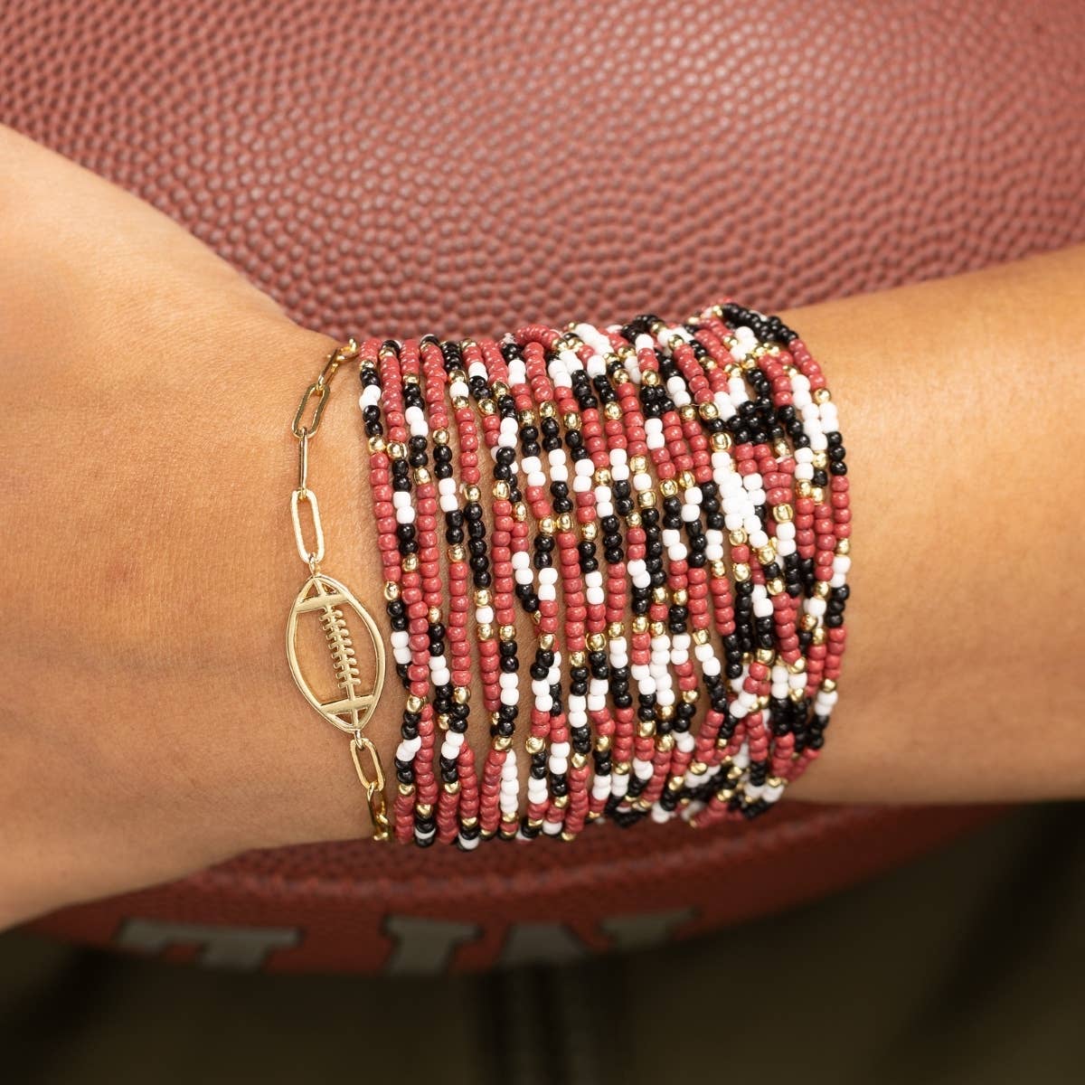 Football Pulley Bracelet