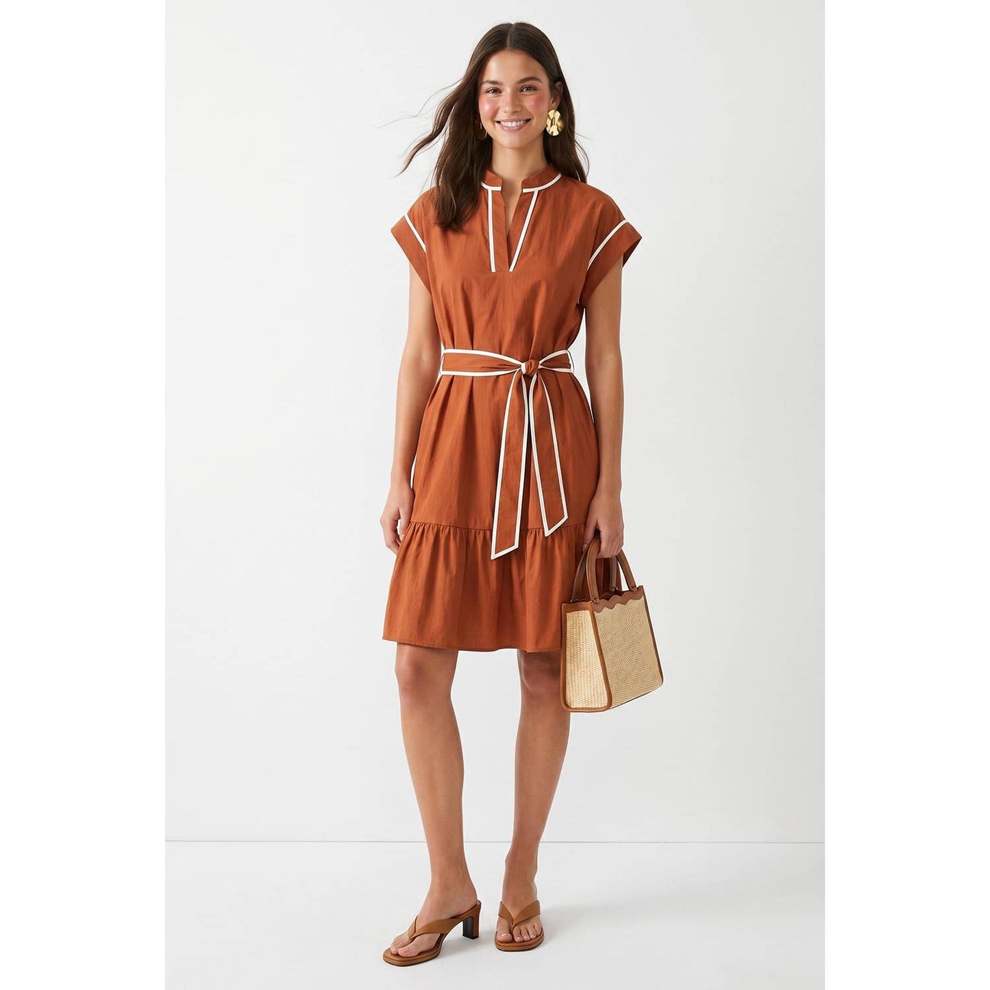 Caldwell Short Sleeve Mini Dress