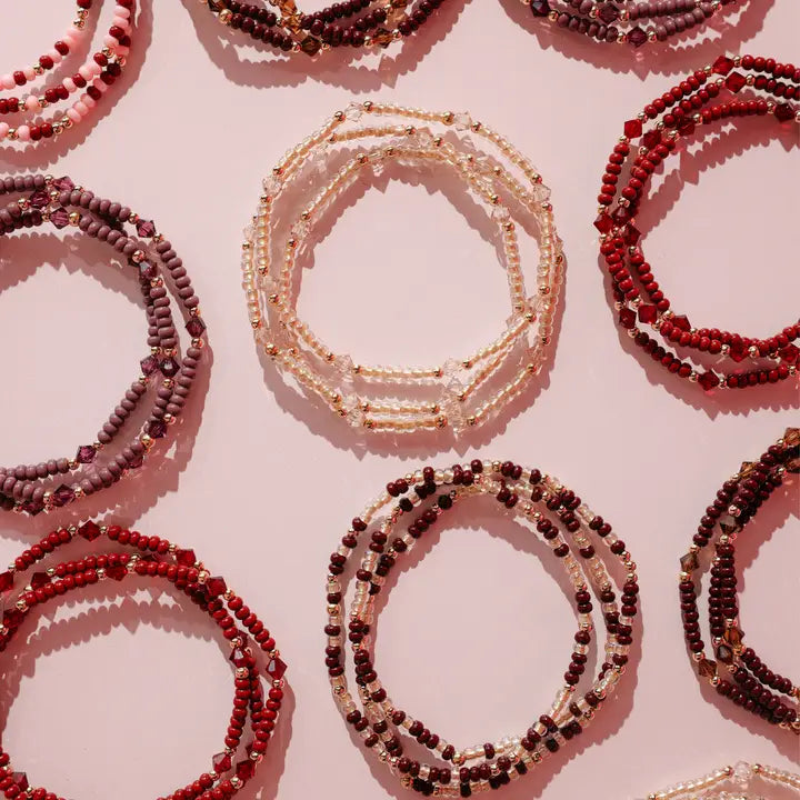 Eleanor Bracelet in Burgundy
