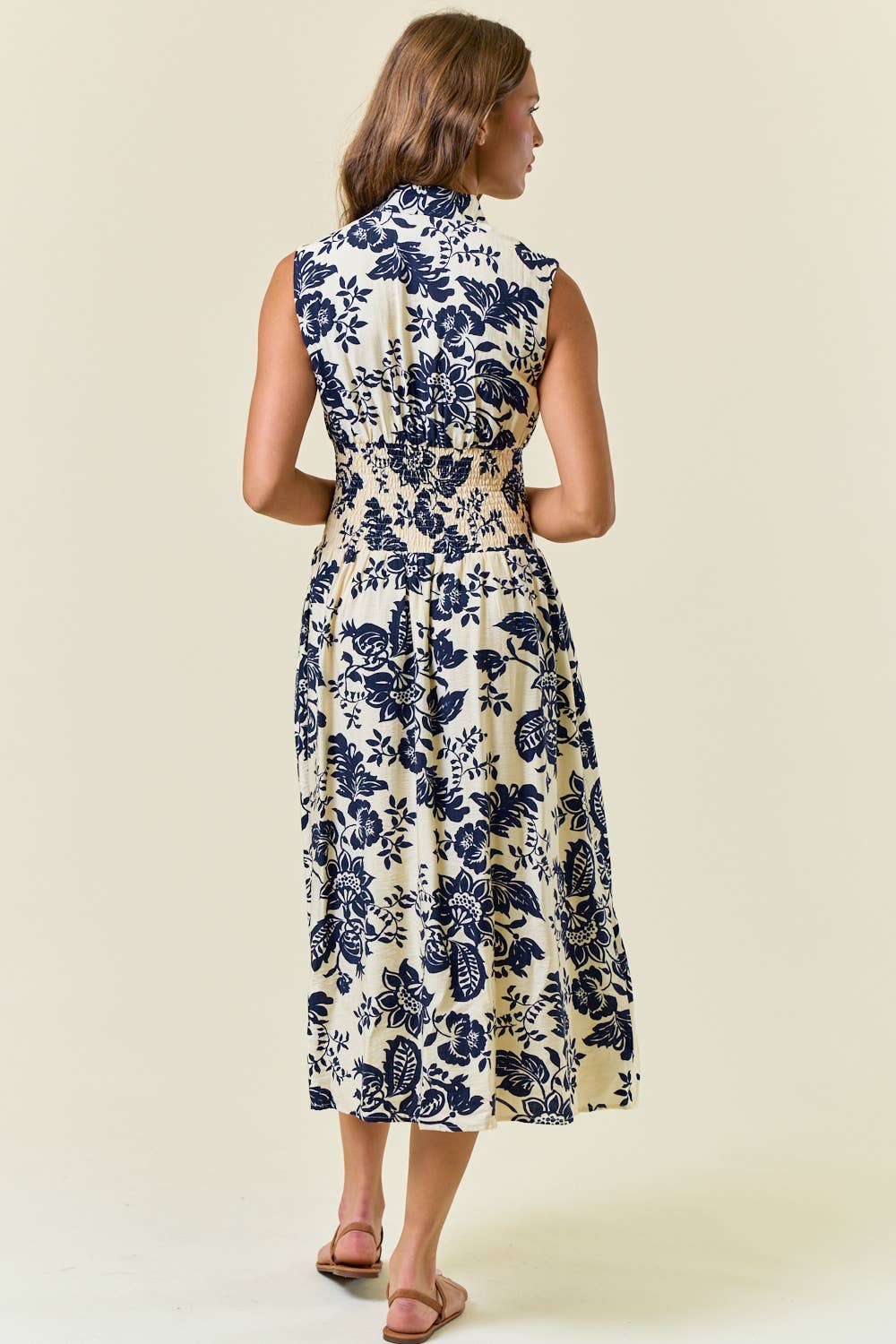 PAISLEY MIDI DRESS