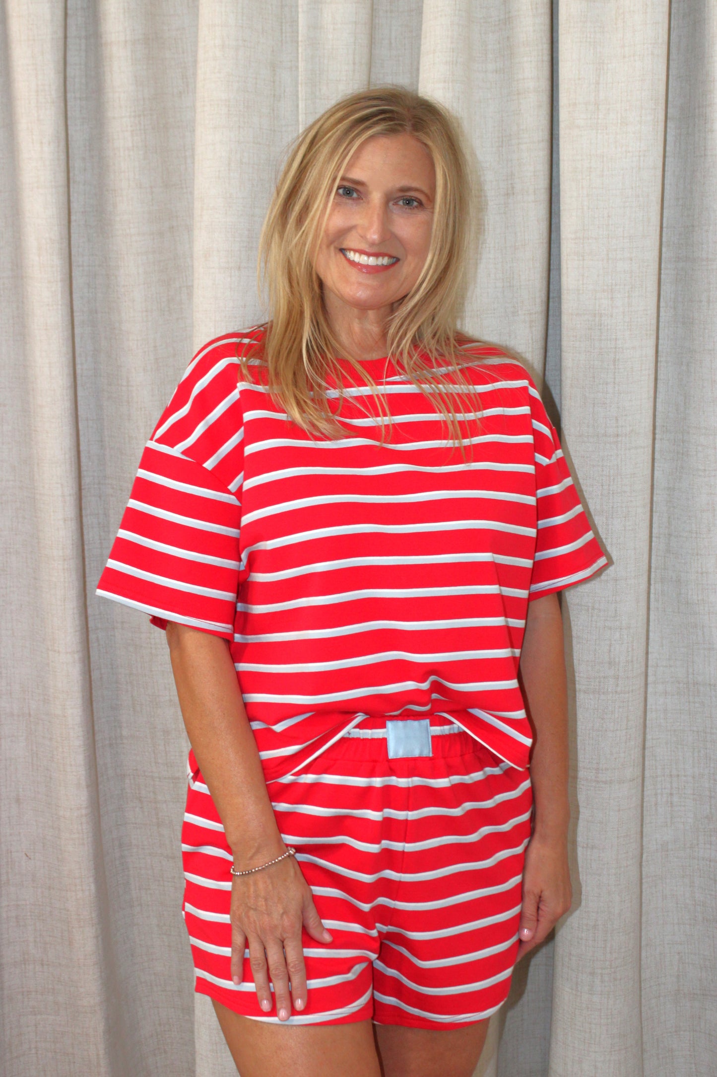 Terry Lounge Striped Shorts