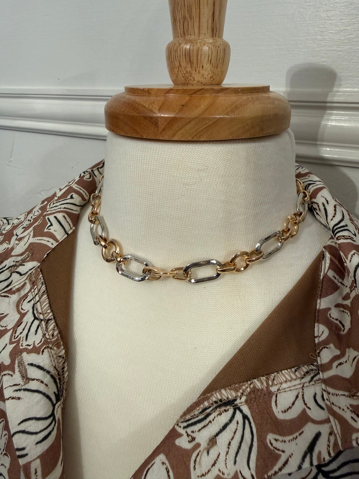 Pomina Gold & Silver Necklace