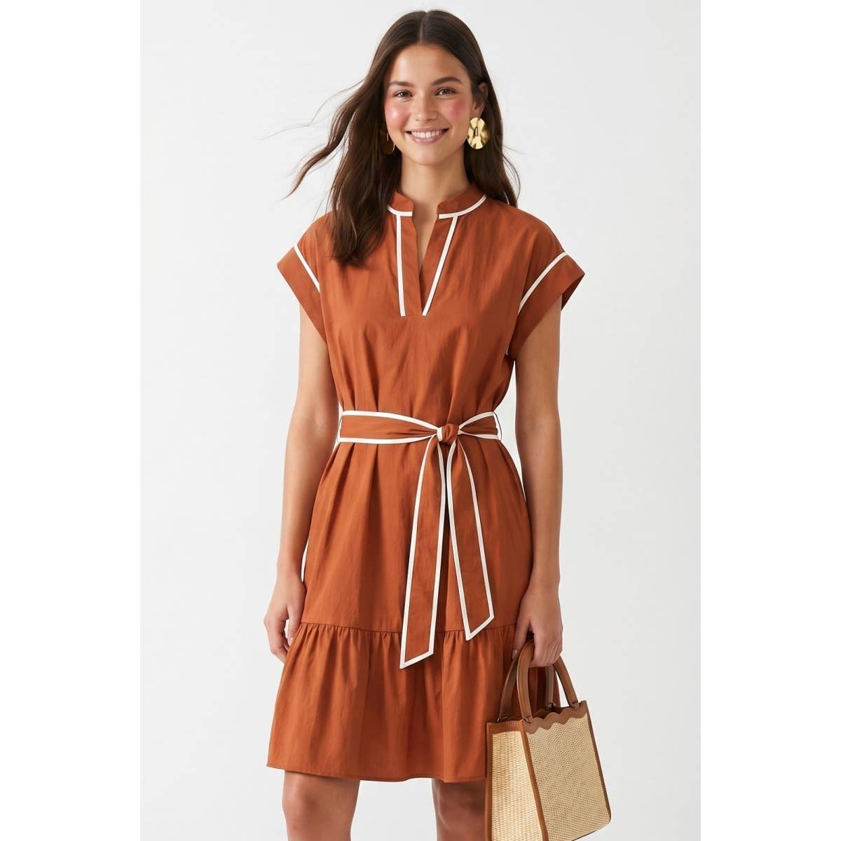 Caldwell Short Sleeve Mini Dress