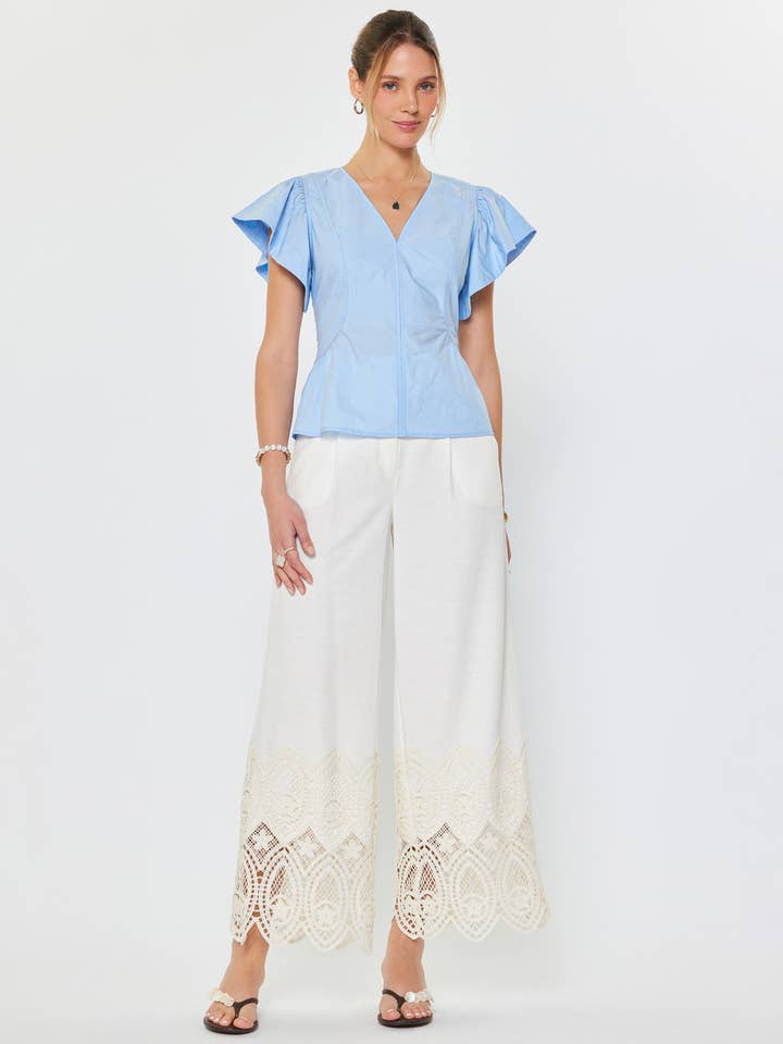 Brandi Peplum Blouse