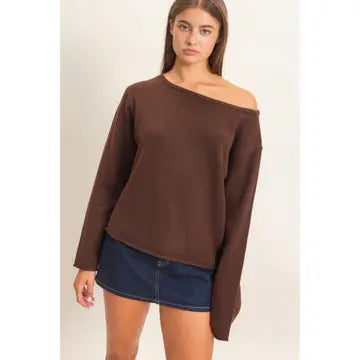 Harper Off The Shoulder Sweater