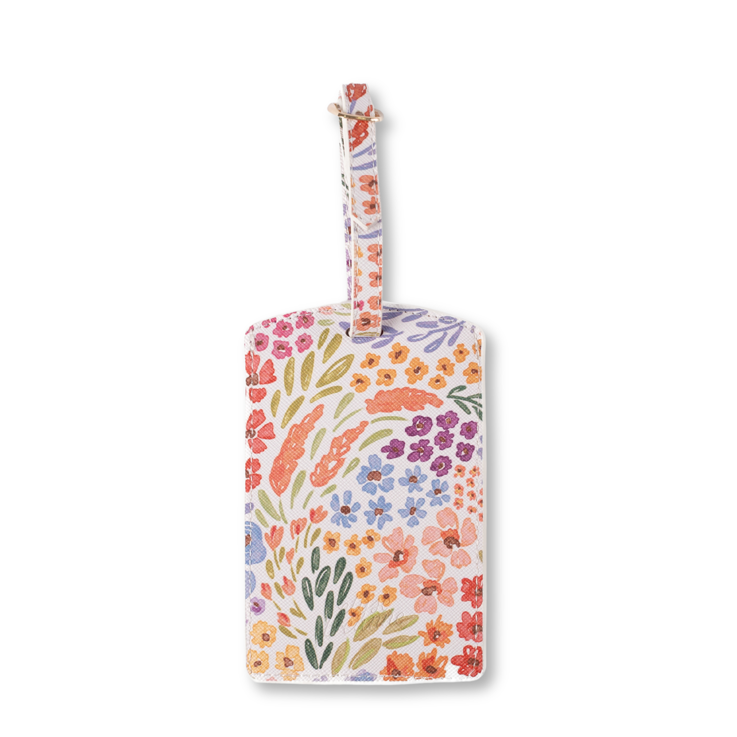 Floral Luggage Tag