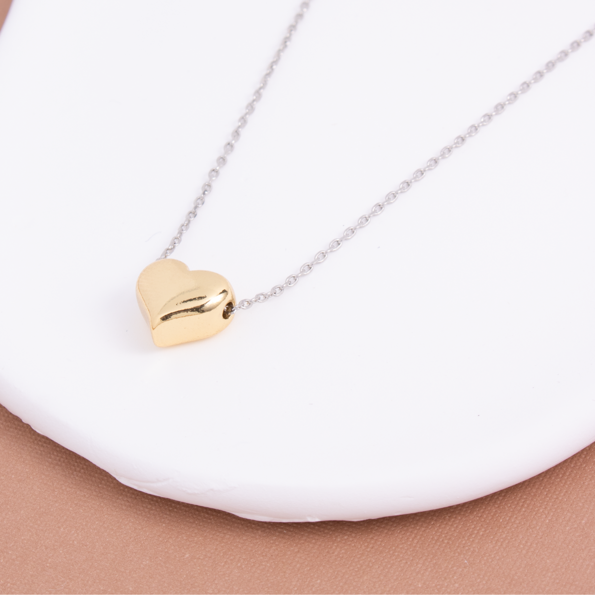 Small Simple Heart Necklace