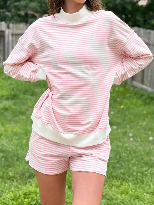 Sydney Pink Striped Set