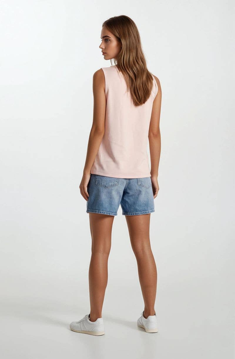 KYLIE SLEEVELESS SWING TOP
