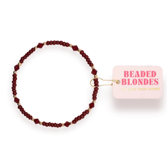Eleanor Bracelet in Burgundy