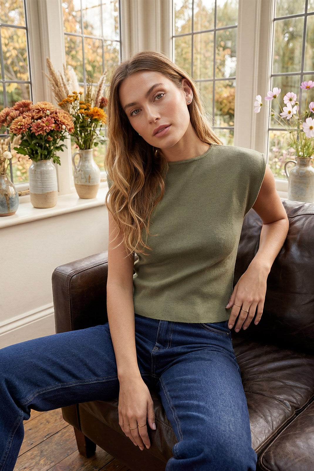 Lin Boat Neck Sweater Top