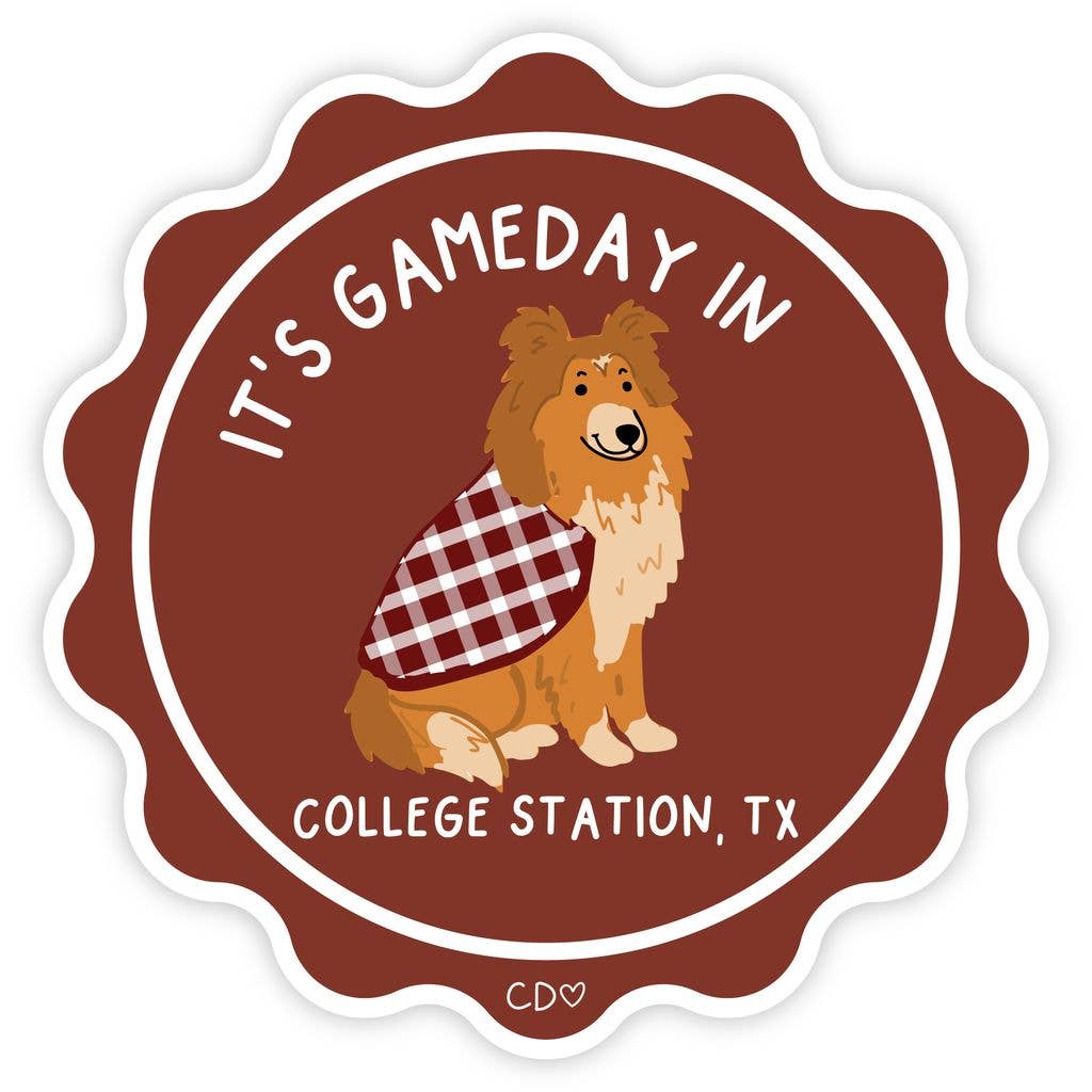 CSTAT Football Game Day Mascot Sticker