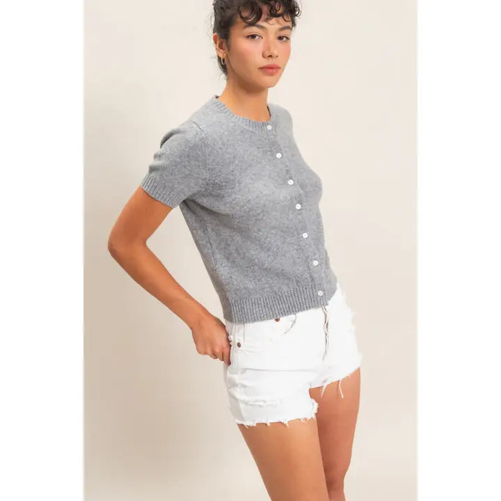 Hanna Button-Up Sweater