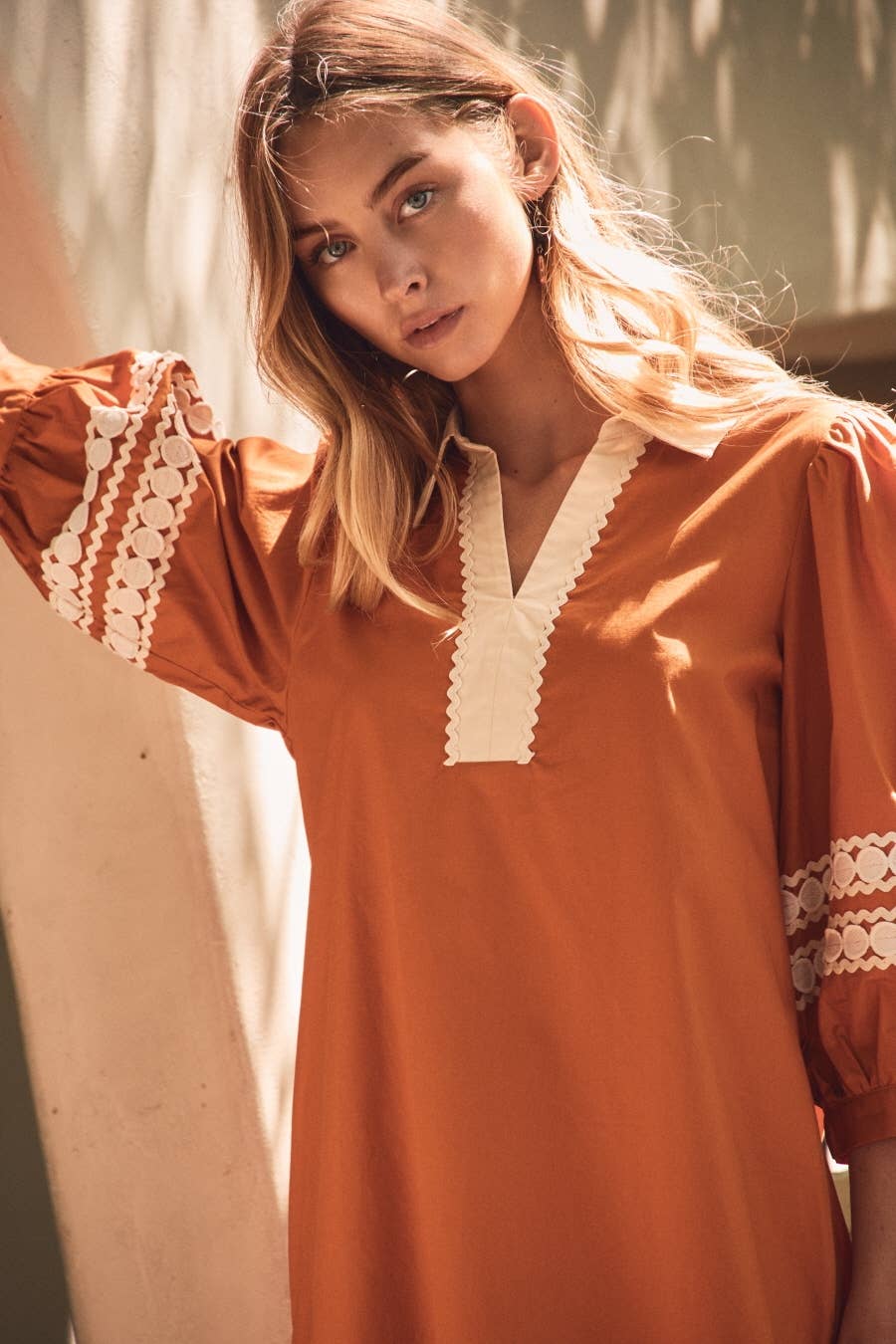 Connie Cotton Mini Dress