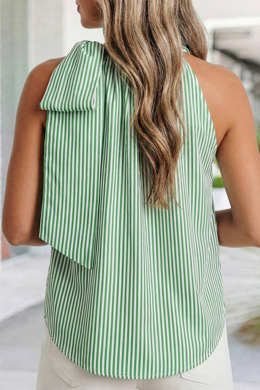 Morgan Stripe Sleeveless Top