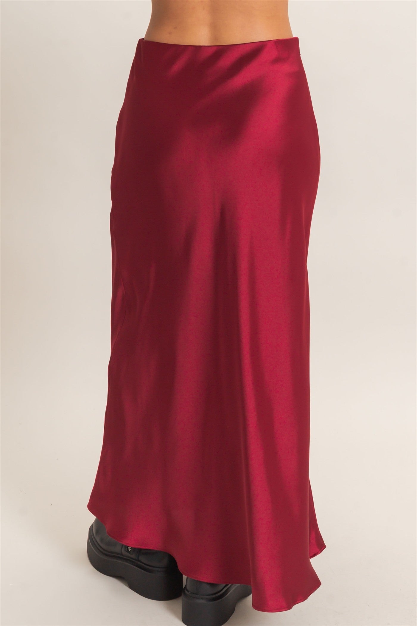 Gabi Satin Maxi Skirt
