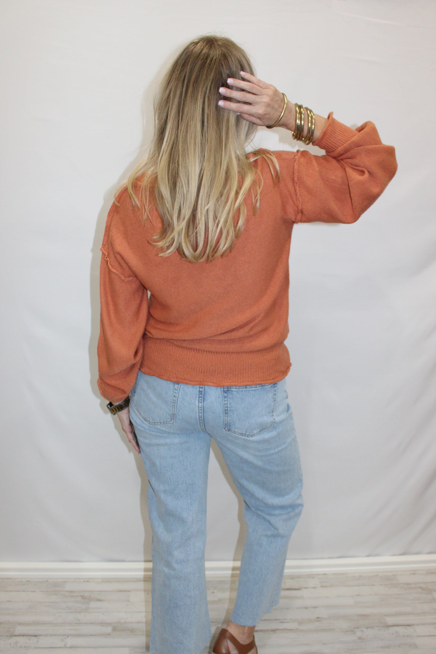 Aberdeen Ankle Crop High Rise Jeans, Light Indigo Worn