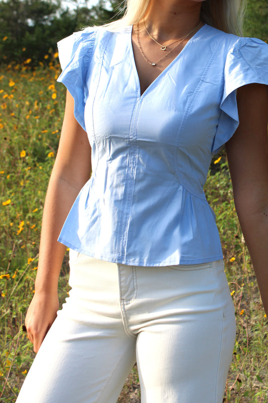 Brandi Peplum Blouse
