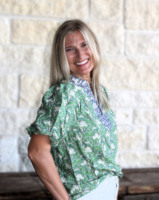 Grace Floral Print Blouse