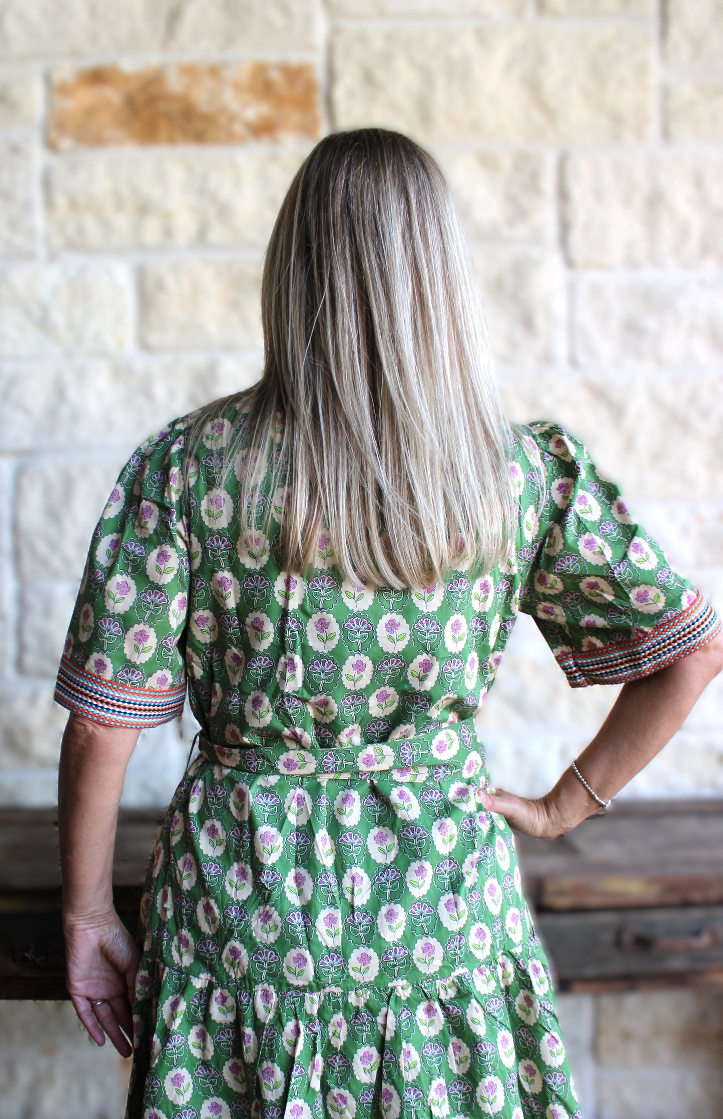 Olive Floral Mini Dress