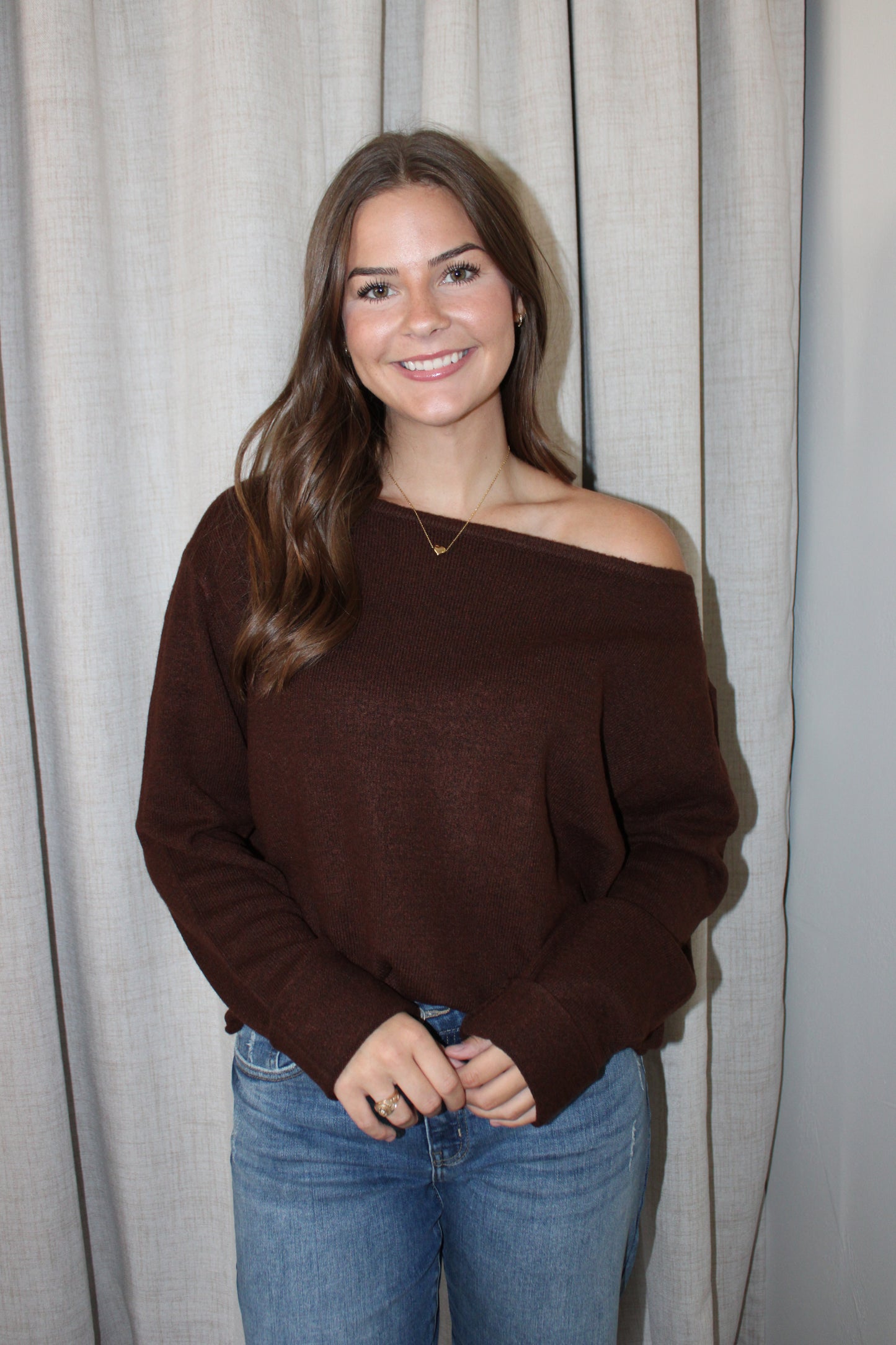 Harper Off The Shoulder Sweater