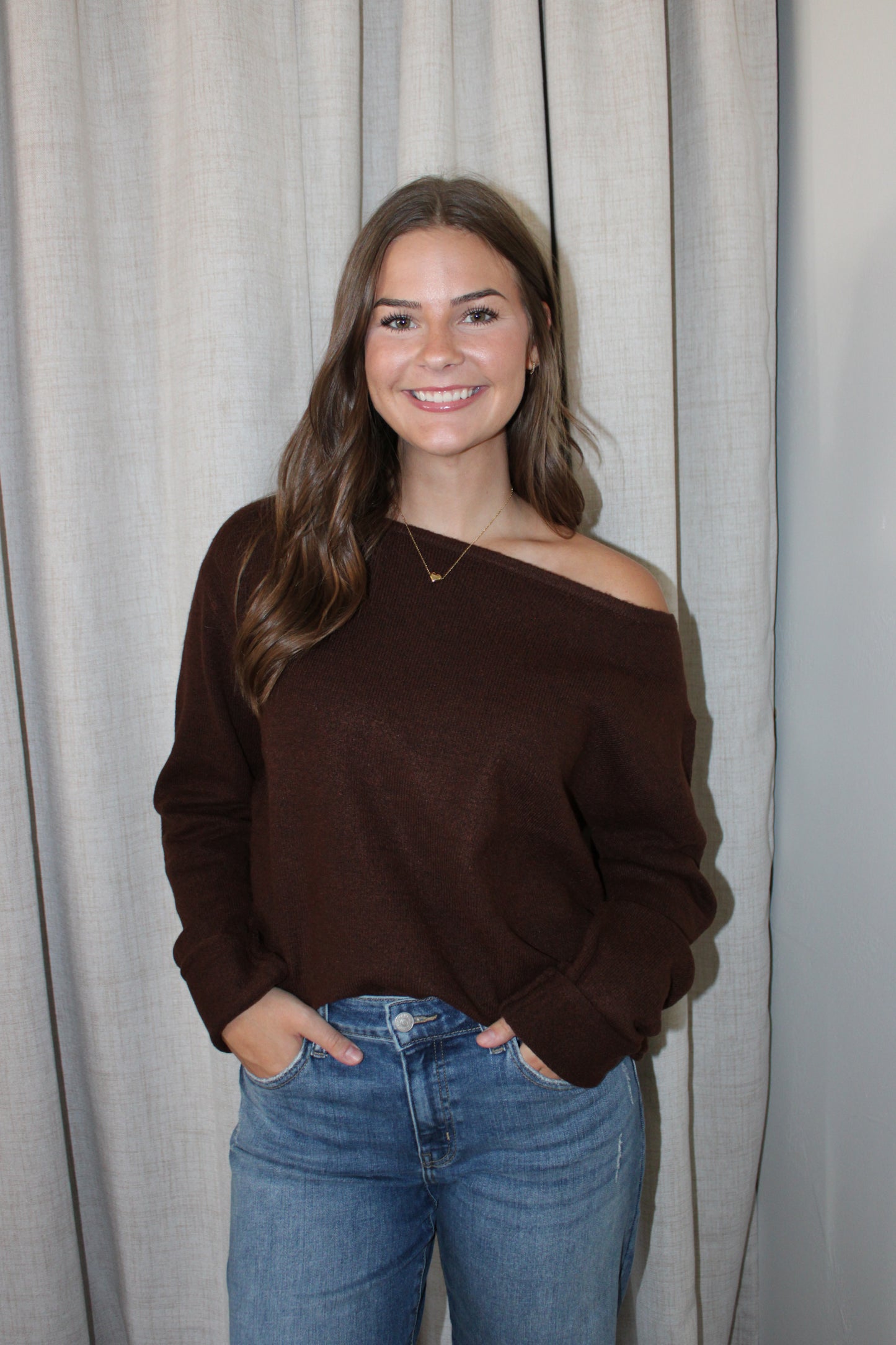 Harper Off The Shoulder Sweater