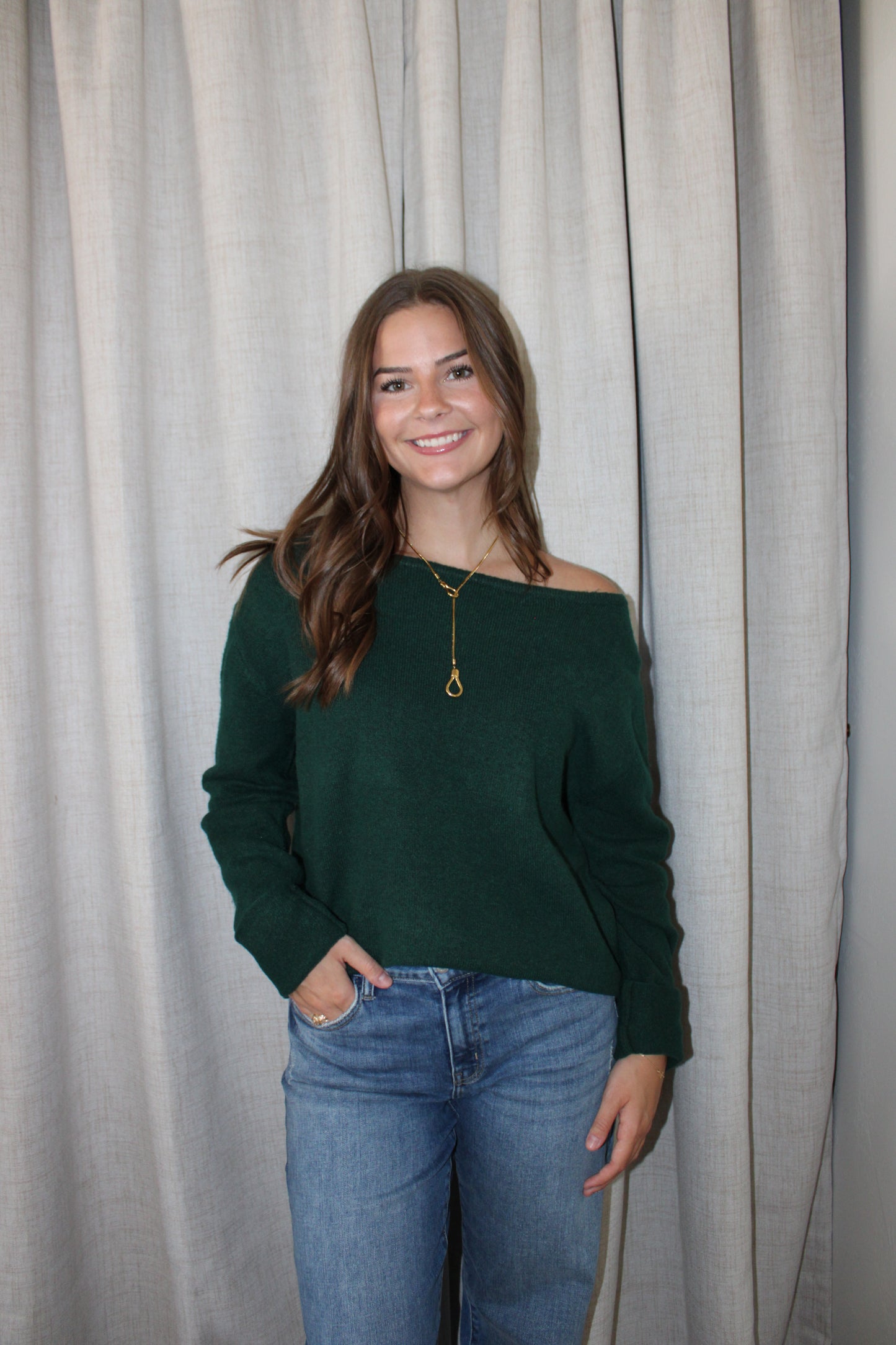 Harper Off The Shoulder Sweater