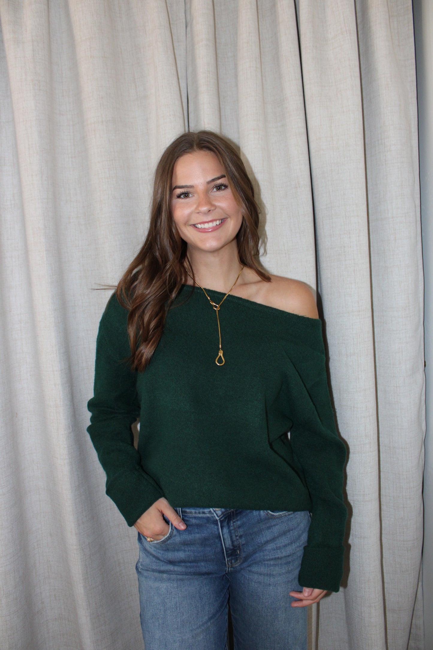 Harper Off The Shoulder Sweater