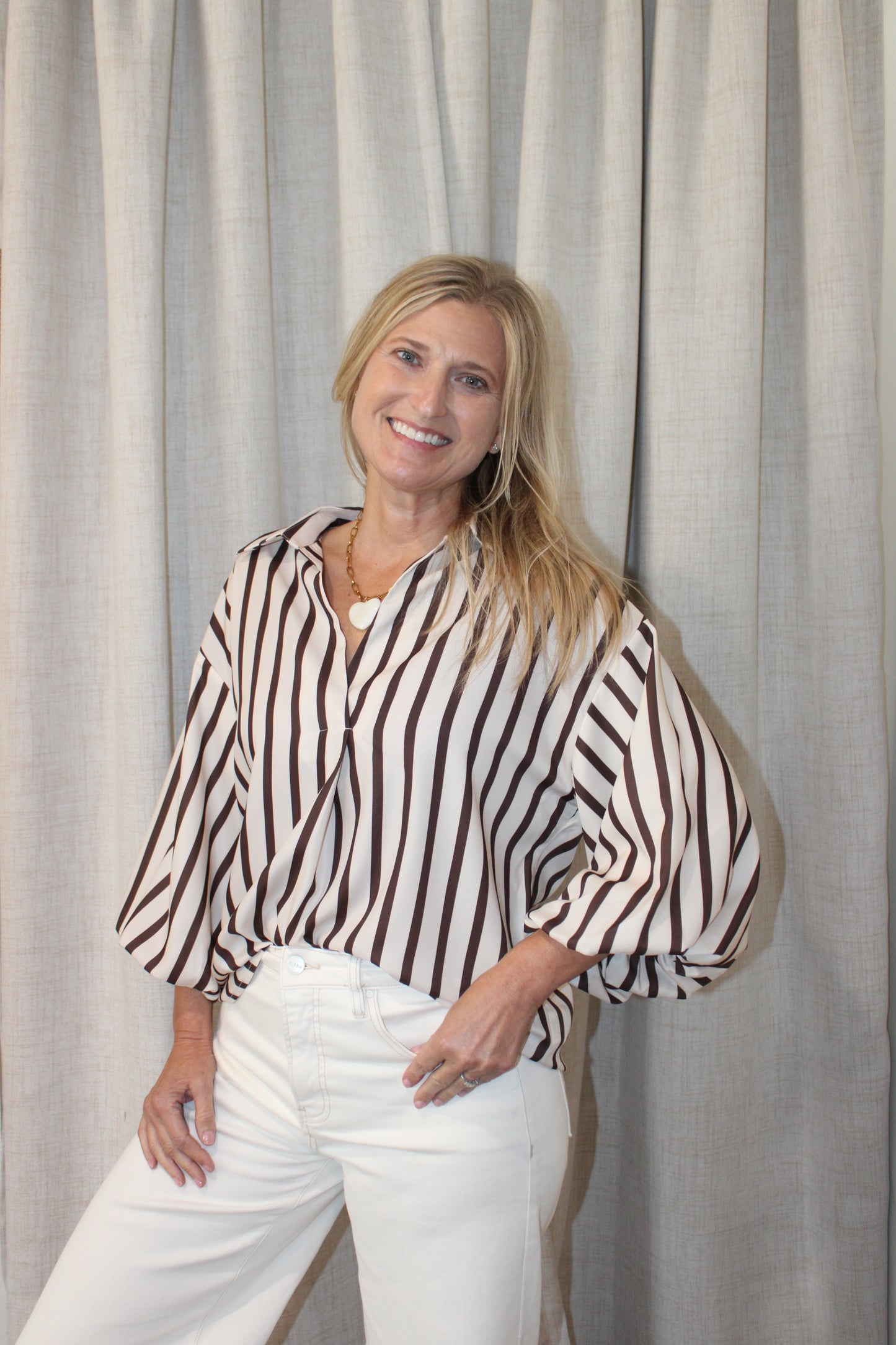 Bella Bubble Sleeve Top