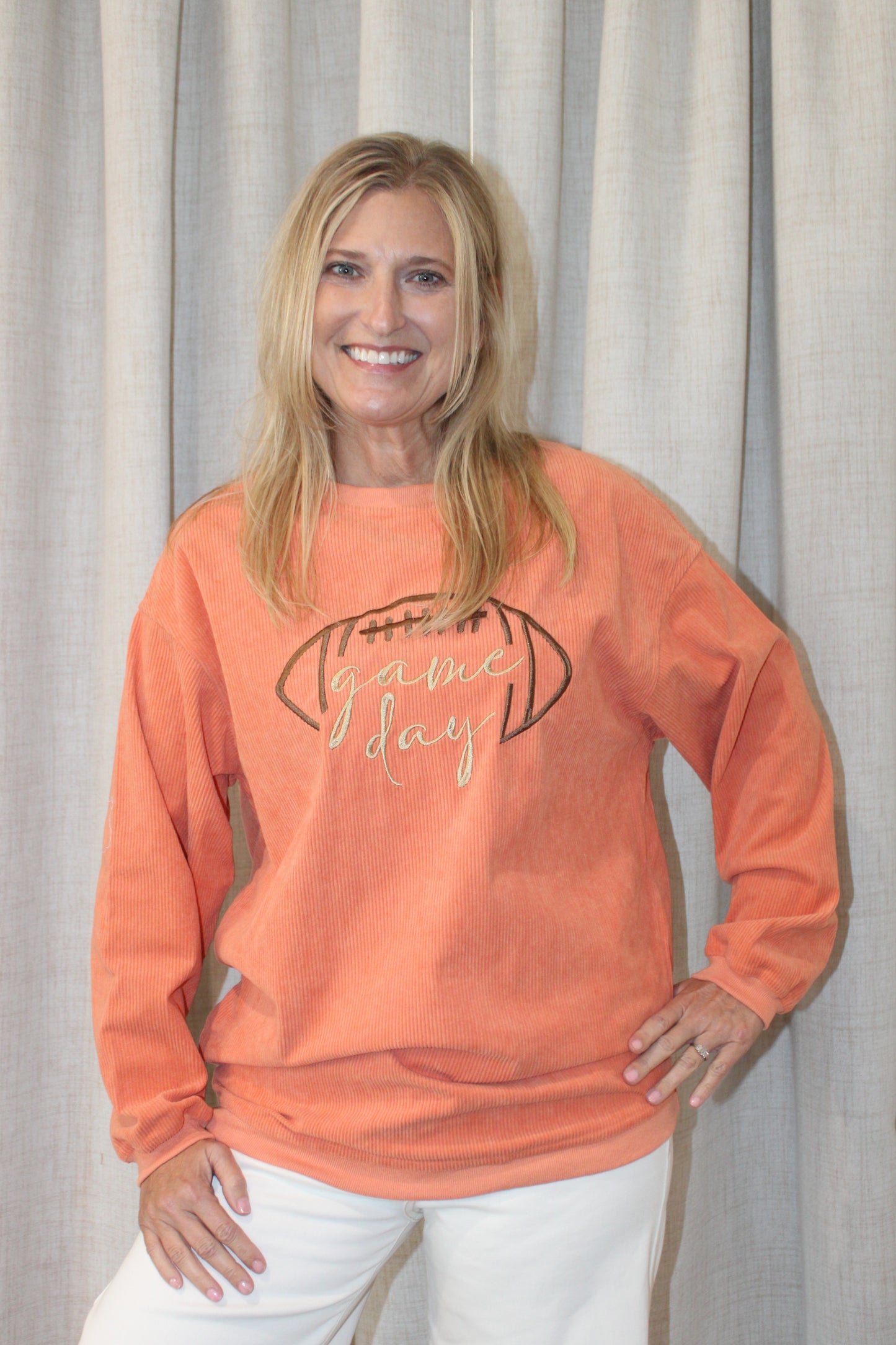 Apricot Game Day Sweatshirt