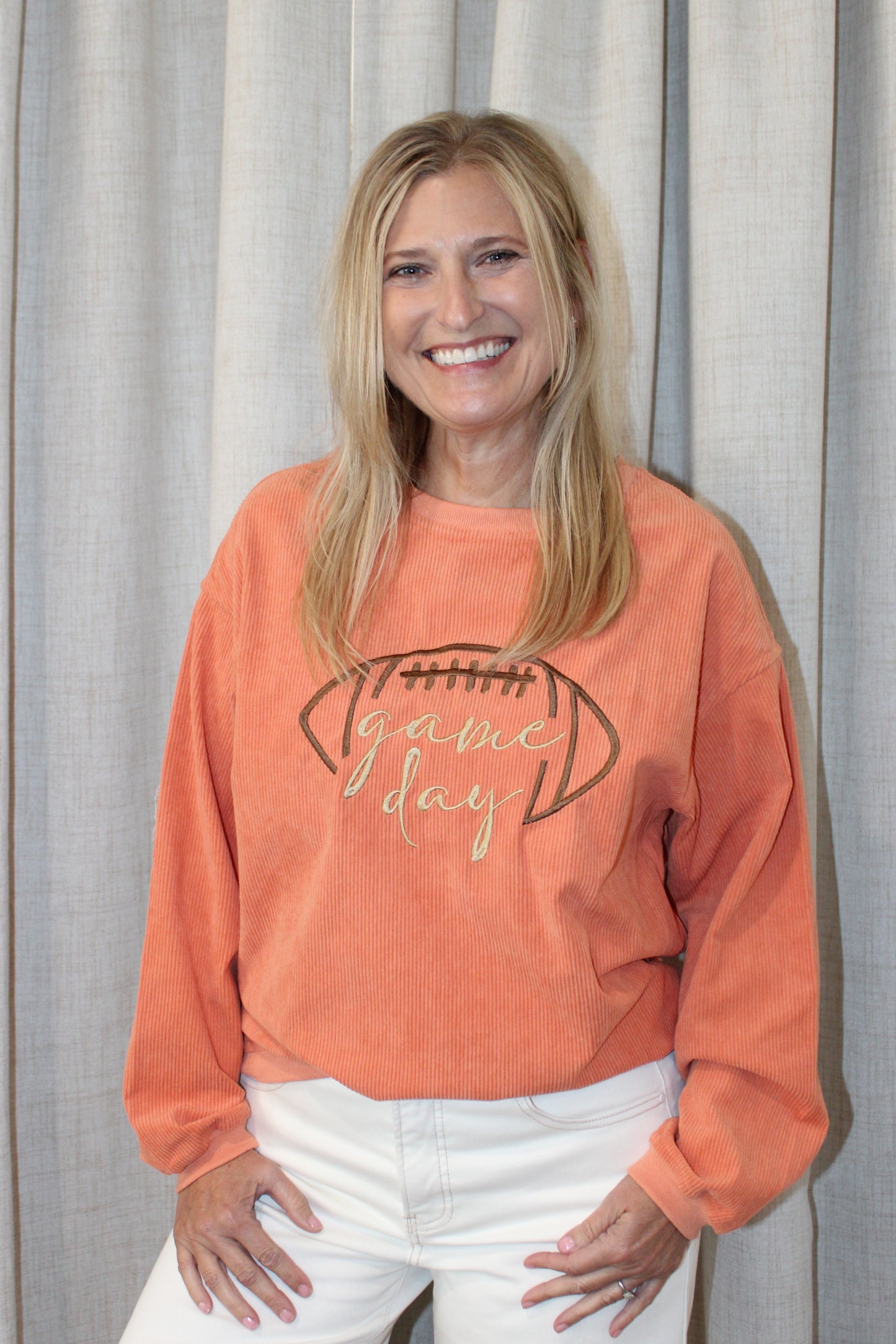 Apricot Game Day Sweatshirt