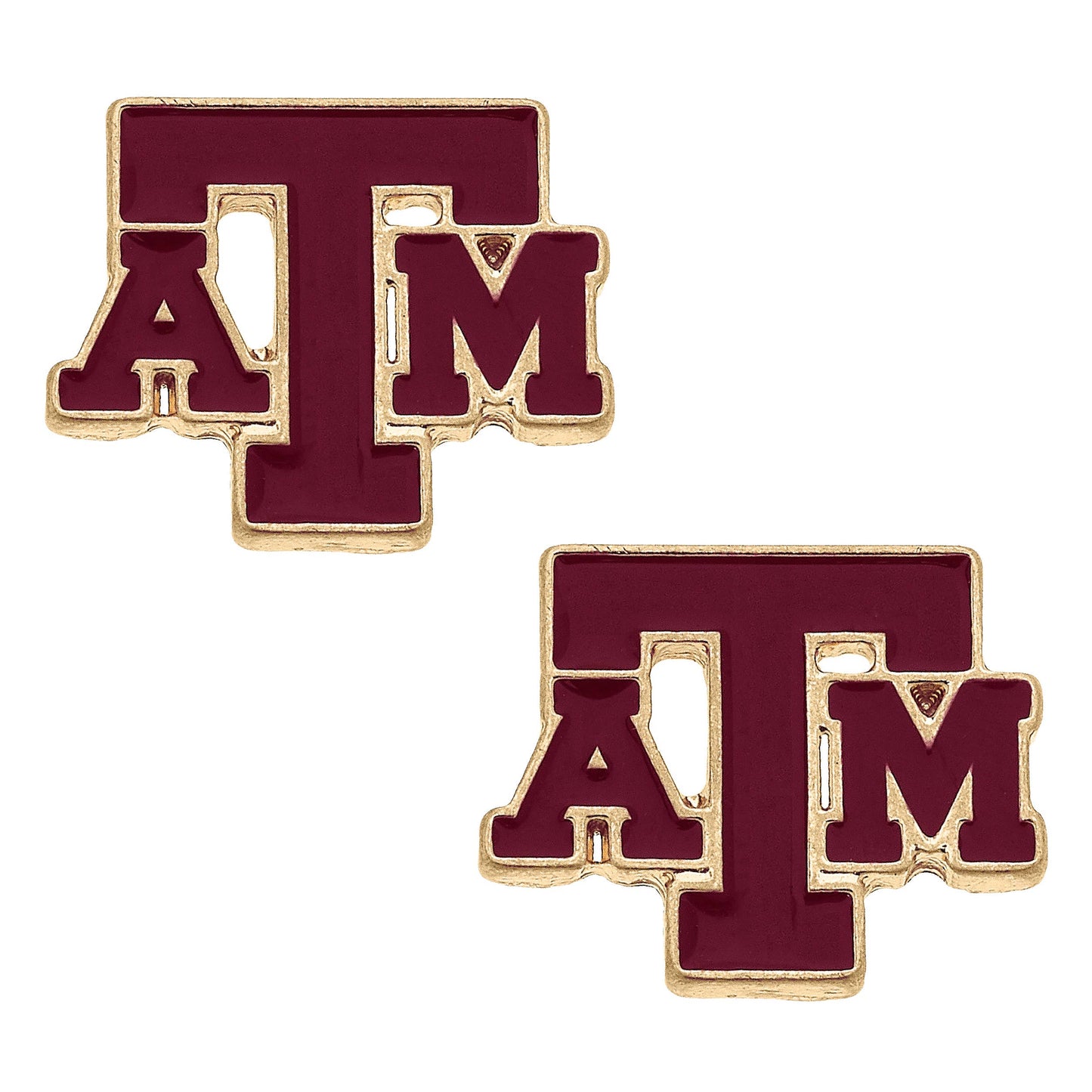 Texas A&M Aggies Logo Stud Earrings