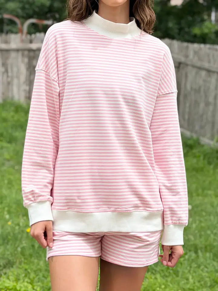 Sydney Pink Striped Set