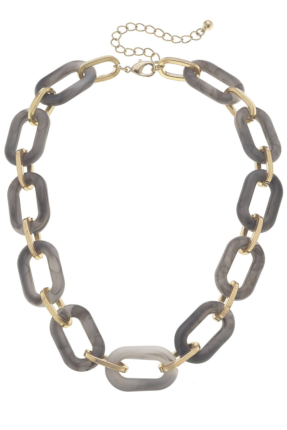 Mallory Marbled Link Necklace