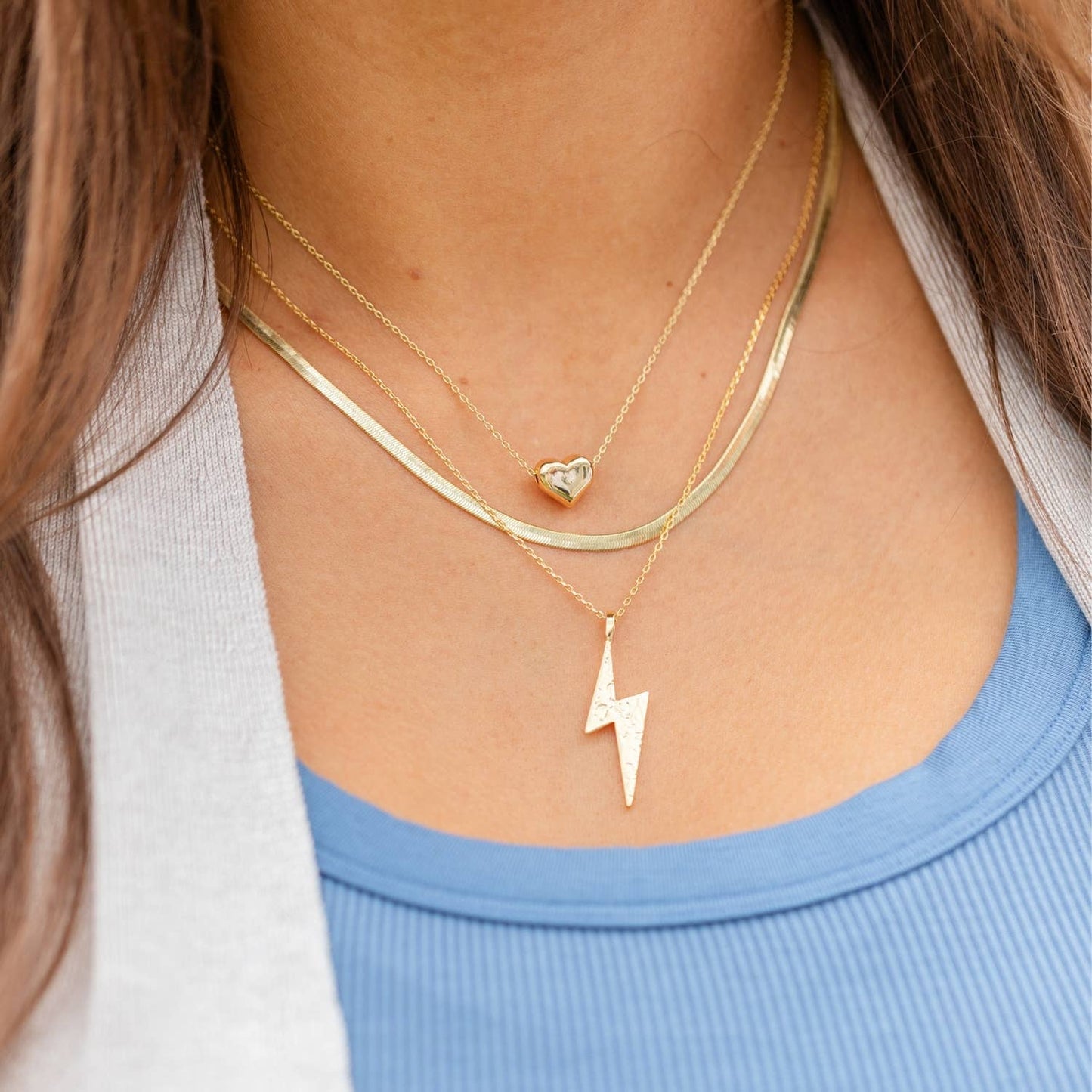 Small Simple Heart Necklace