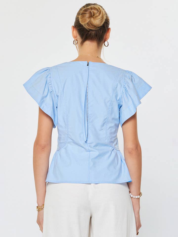 Brandi Peplum Blouse