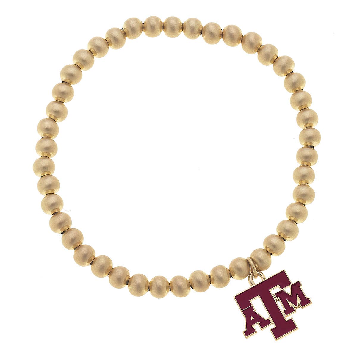 Texas A&M Aggies Ball Bead Stretch Bracelet