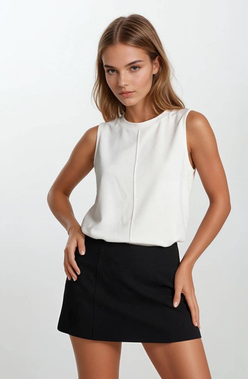 KYLIE SLEEVELESS SWING TOP