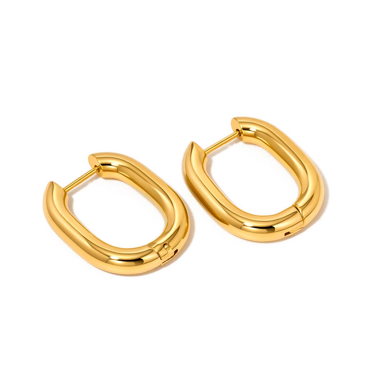Flirty Fantasy Oval Hoop Earrings