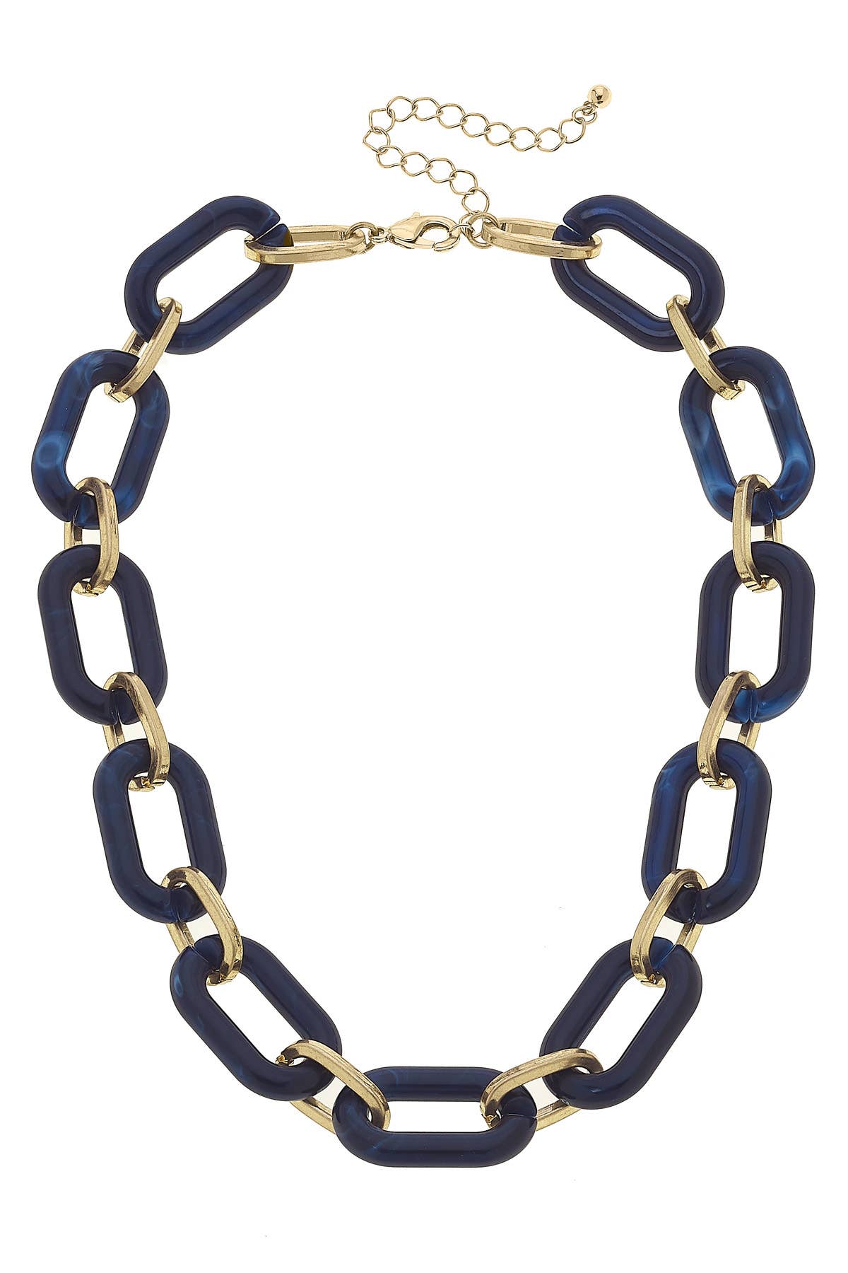 Mallory Marbled Link Necklace