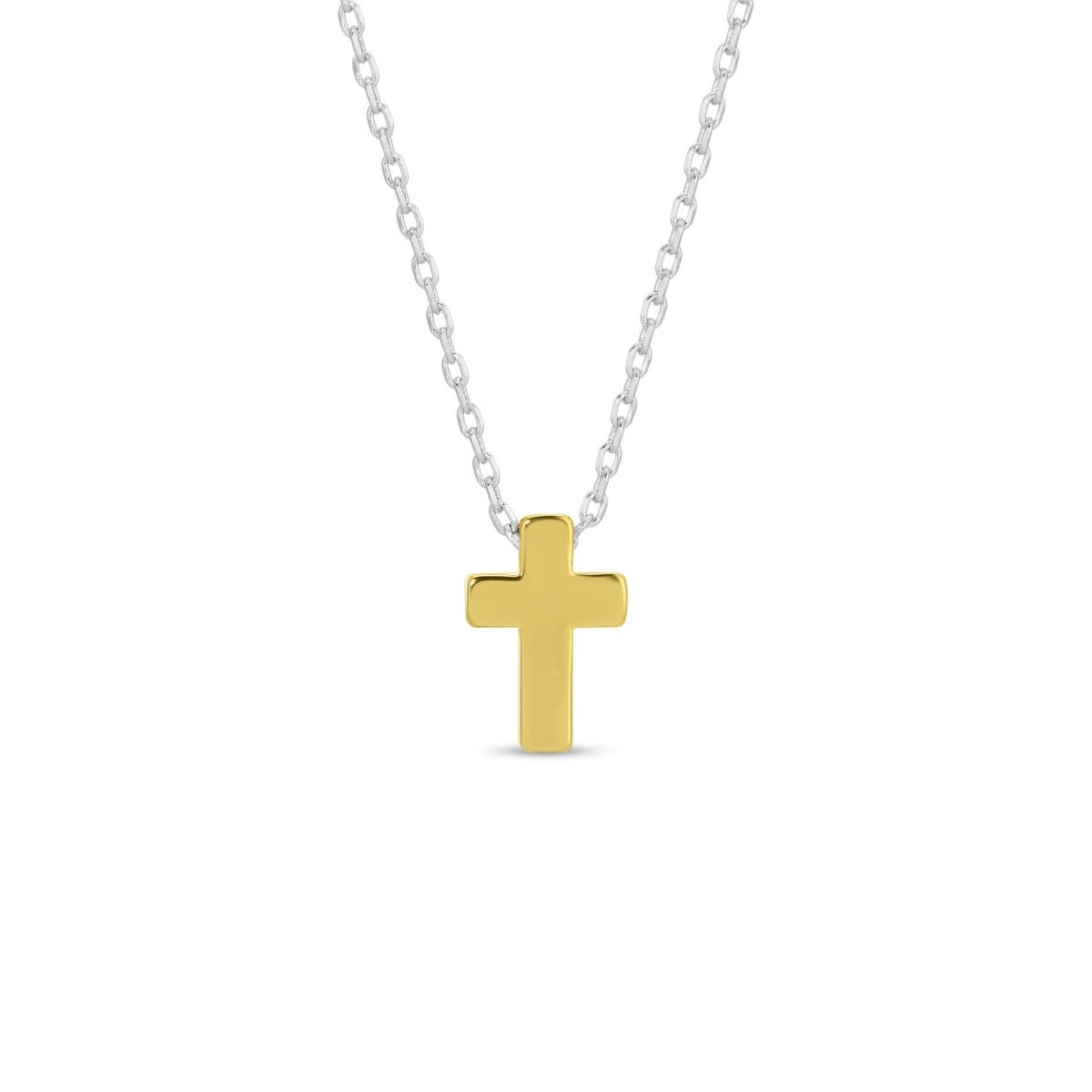 Small Simple Cross Necklace