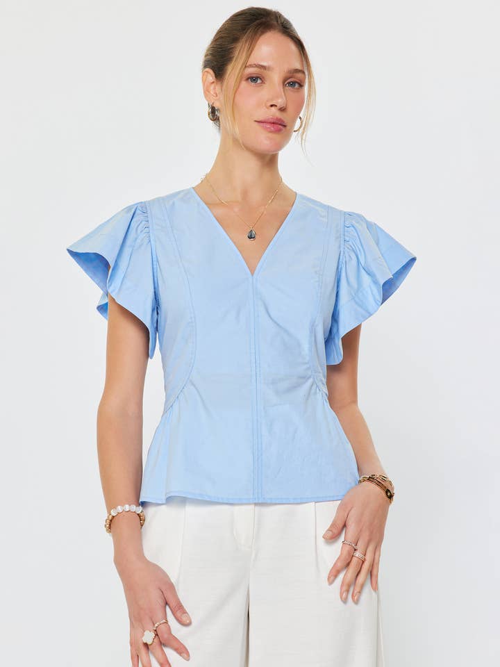 Brandi Peplum Blouse