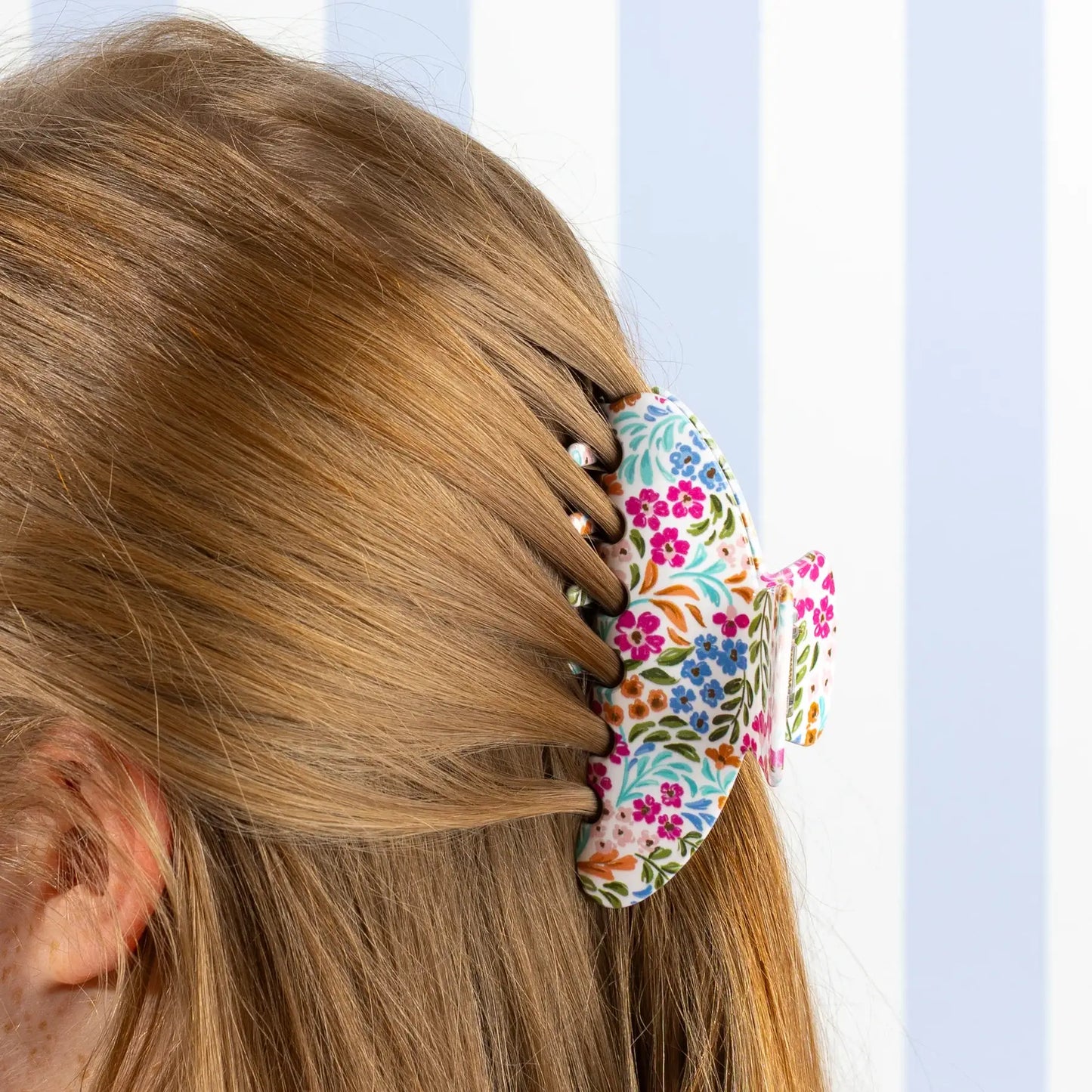 Floral Claw Clip