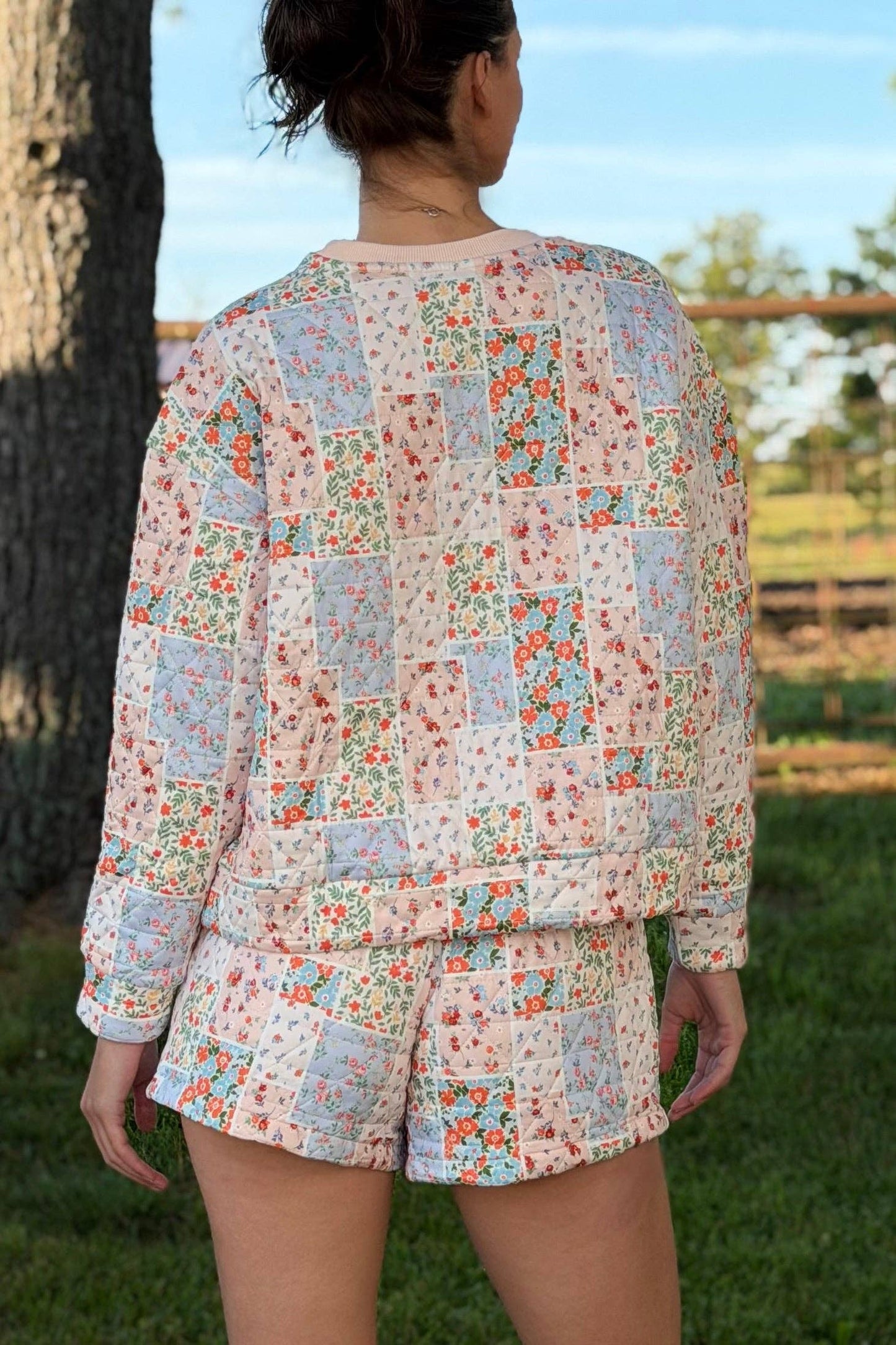 Judy Quilted Short Set