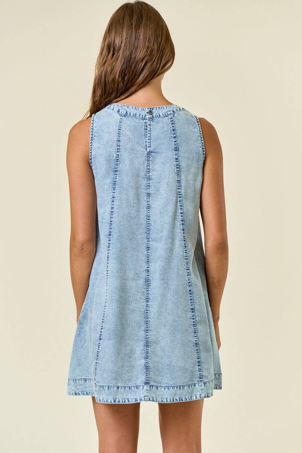 Sophie Chambray Mini Dress